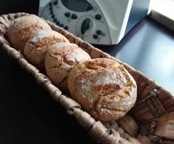 Dinkelflocken Brötchen