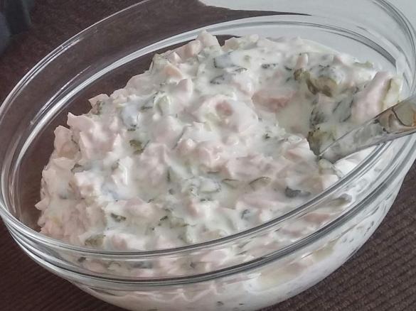 Fleischsalat ohne Mayonaise