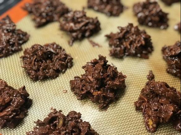 Schokocrossies mit Kokosflocken