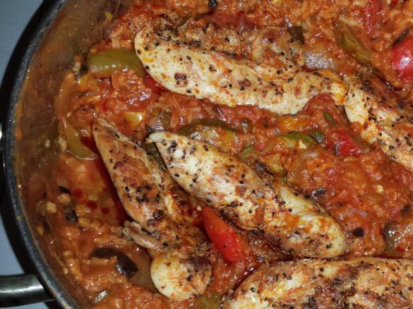 Tomatenreis mit Gemüse 