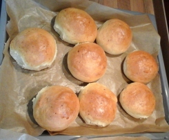 Burgerbrötchen mit Parmesan