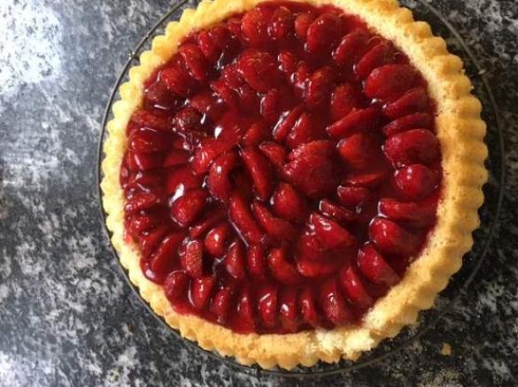 Erdbeerboden, Knusper- Bisquit