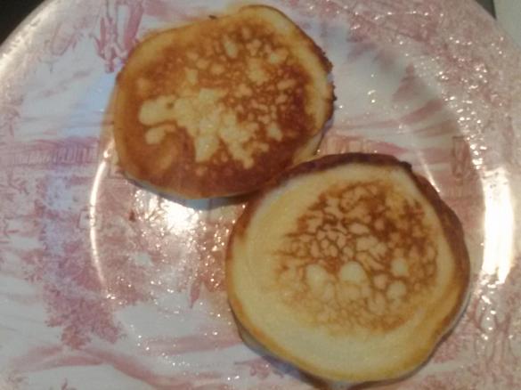 Quarkpuffer mit Apfelmus