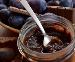 Pflaumenmarmelade mit Schokolade