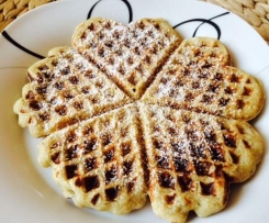 Haferflocken-Apfel-Waffeln