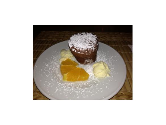 "Gâteau au chocolat" aus dem Buch "Das Lächeln der Frauen" / Schokoküchlein mit flüssigem Kern