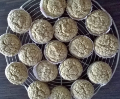 Buchweizen-Muffins (glutenfrei, laktosefrei und ohne Zucker)
