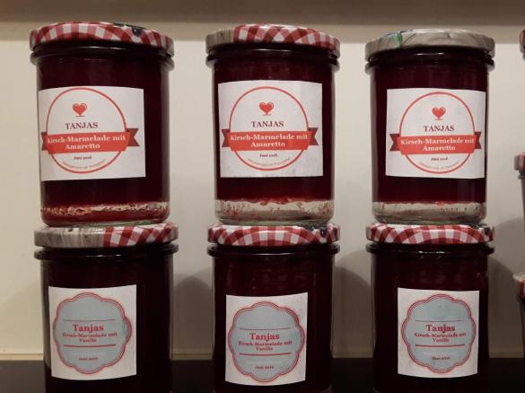 Kirsch-Marmelade mit Amaretto