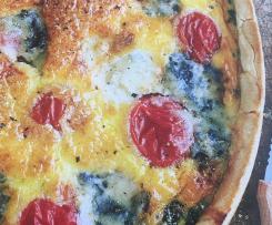 Spinatkuchen mit Gorgonzola