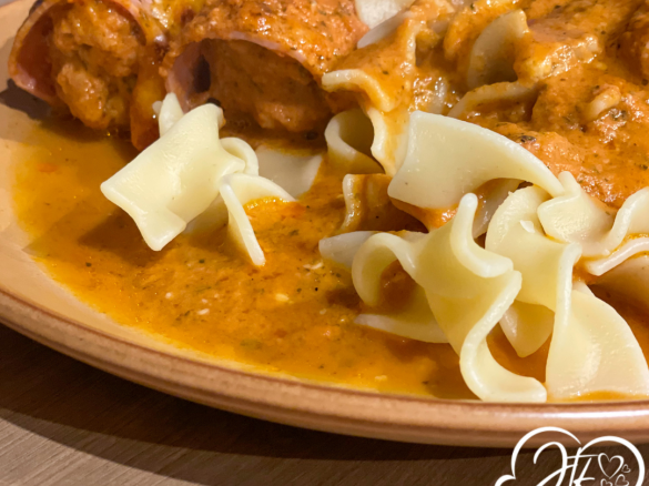 Schinken Hackröllchen