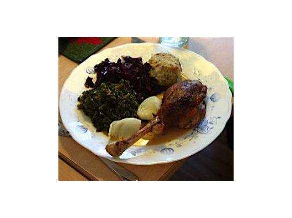 Leckerer Gänsebraten