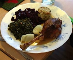 Leckerer Gänsebraten