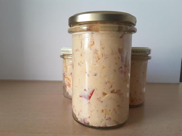 Paprika Frischkäse Brotaufstrich