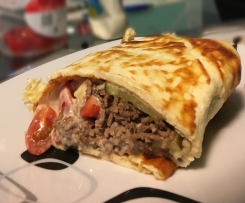 Big Mac Wrap (Low Carb Teig)