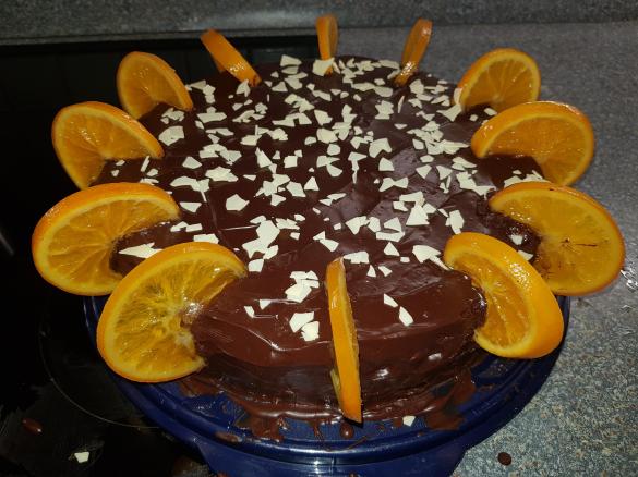 Orangen-Schokoladen-Torte