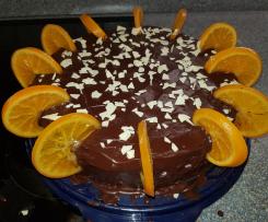 Orangen-Schokoladen-Torte