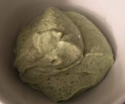 Aufstrich Frischkäse mit Speck und Rucola