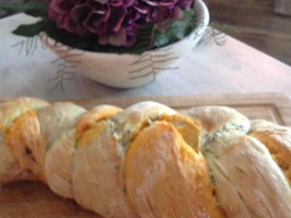 Pikanter Ciabatta-Zopf