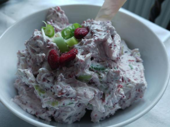 Cranberry-Lauchzwiebel-Dip