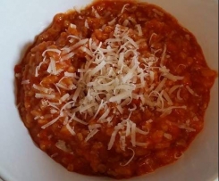 Rotes Hack Risotto