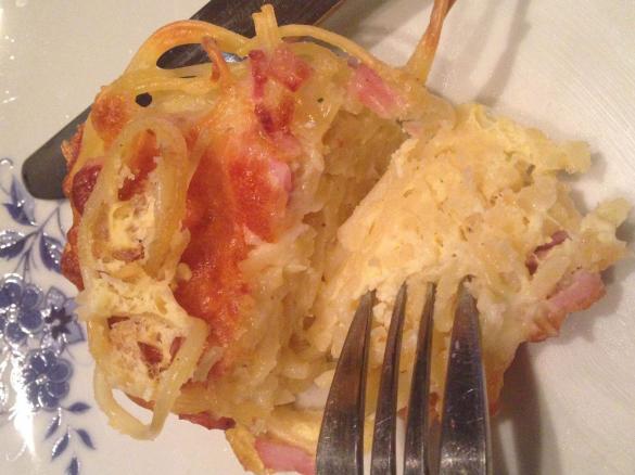 Spaghetti Carbonara Muffins