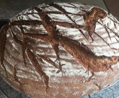 Sauerteigbrot trifft auf gemahlene Sonnenblumenkerne