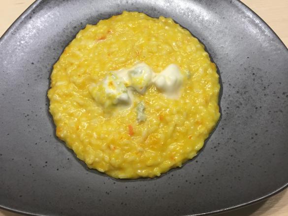 Kürbisrisotto mit Gorgonzola