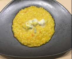 Kürbisrisotto mit Gorgonzola