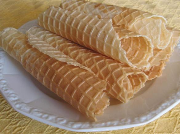 Oma Marthas Eiserkuchen (Waffelröllchen) - ganz einfach