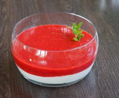 Holunderblüten-Erdbeeren-Quark