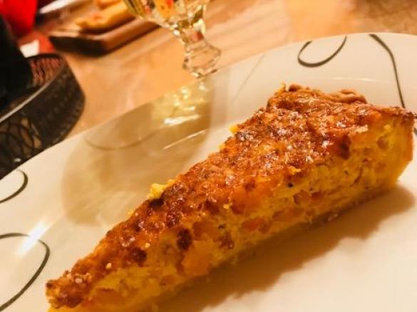 Kürbis-Quiche