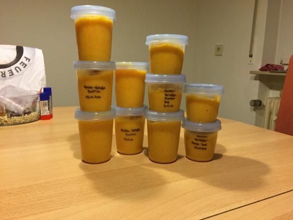 Karotten-Kartoffel-Zucchini-Brei