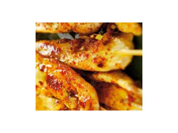 Thai Honig Limetten Hähnchenspieße 