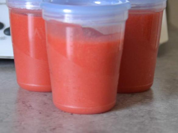 Birnen Pflaumen Püree