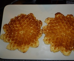 Weiche Quarkwaffeln ( große Menge-Viele Waffeln)