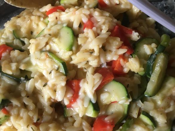 Gemüse-Nudel-Risotto