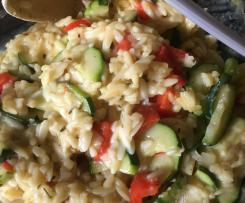 Gemüse-Nudel-Risotto