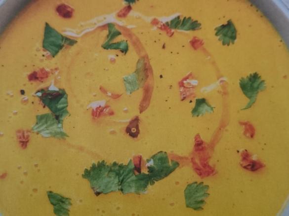 Kürbiscremesuppe mit Kokosmilch