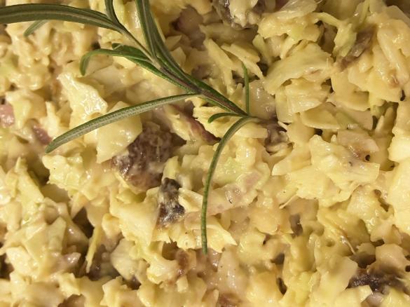 Weißkohlsalat vegan und fettarm