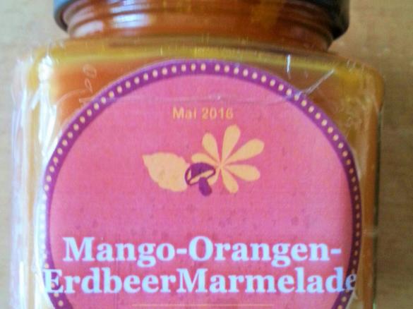Mango-Orangen-Erdbeer Konfitüre