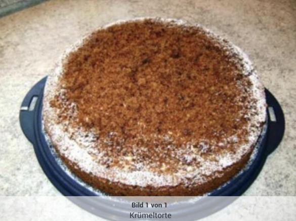 Cappuccino-Krümel-Torte