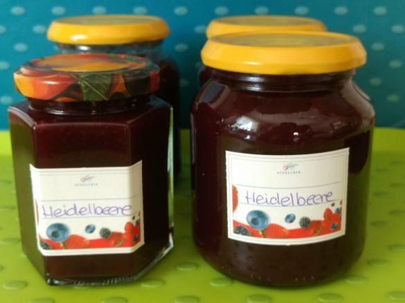 feine Heidelbeermarmelade / Heidelbeerkonfitüre