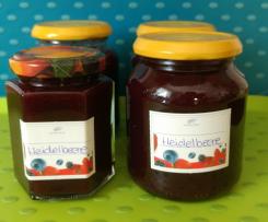 feine Heidelbeermarmelade / Heidelbeerkonfitüre
