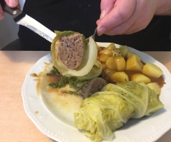 Wirsing kohlrouladen mit Hackfleischfüllung (All in One)