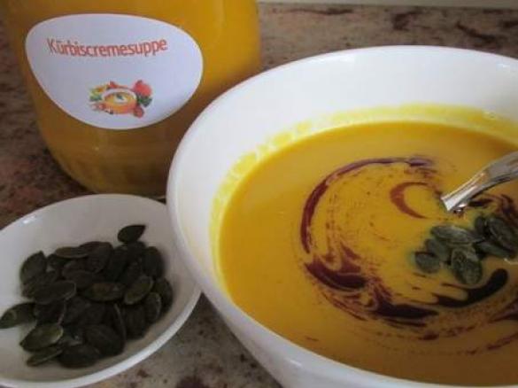 Kürbiscremesuppe