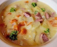 leckerer Kohlrabi-Möhren-Suppentopf