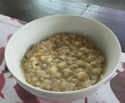 Variation Fitness-Porridge ohne Zucker