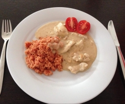 Putengeschnetzeltes mit Couscous