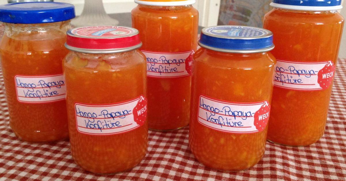 Lu´s Mango-Papaya-Konfitüre von . Ein Thermomix® Rezept aus der ...