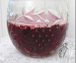 Rosenbowle -Rosenblütensirup + Rosenwasser-